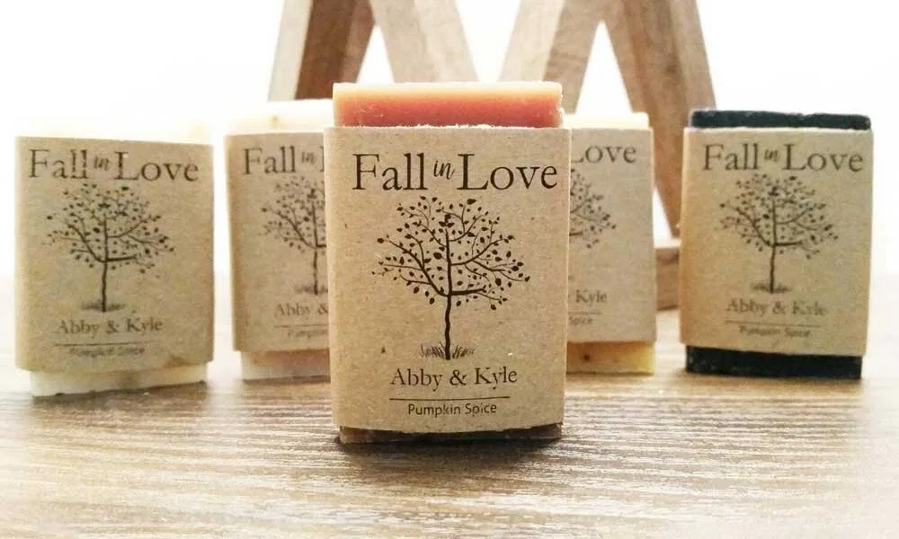 Personalizes Candles Wedding Favors