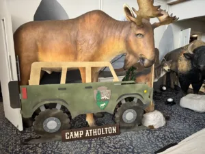 Group activity area decorated for VBS in Columbia, MD